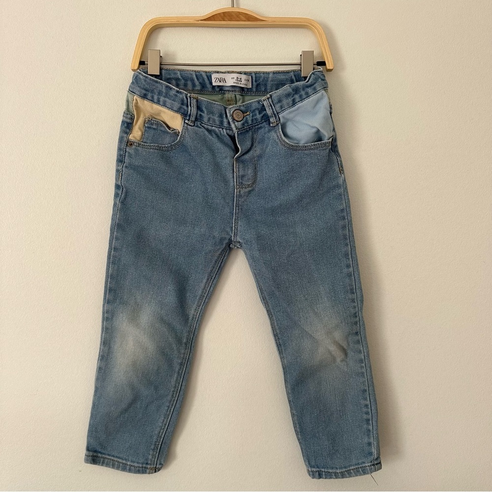 Zara 90’s Color Block Jeans